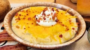 Easy Tater Soup with Bacon & Cheese Recipe