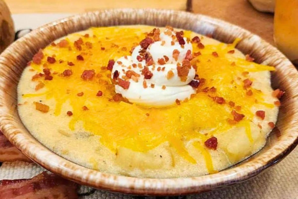 Easy Tater Soup with Bacon & Cheese Recipe