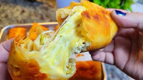 Easy-to-Make Crockpot Cheesy Chicken Chimichangas | DIY Joy Projects and Crafts Ideas