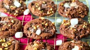 Easy-to-Make Gooey Rocky Road Cookies