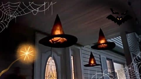 Floating Witch Hats DIY | DIY Joy Projects and Crafts Ideas