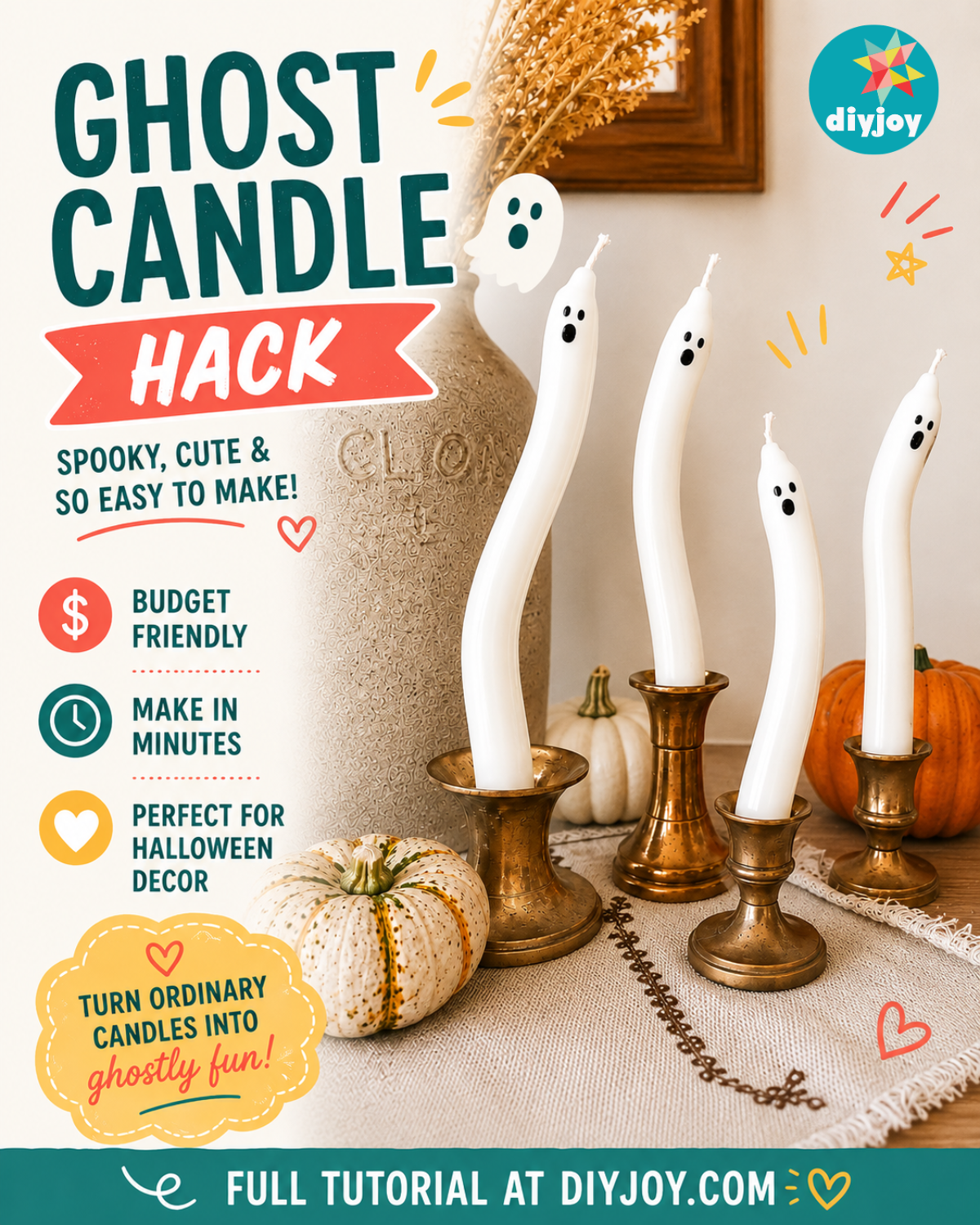 How to Make Ghost Candle