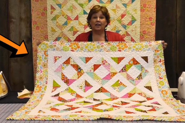 Half Square Triangle Quilt Using Charm Packs
