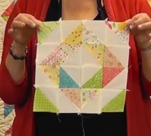 Half Square Triangle Quilt Using Charm Packs