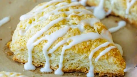 How To Make Scones With Lemon Glaze | DIY Joy Projects and Crafts Ideas