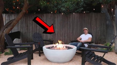 How to Build a DIY Patio and Fire Pit Seating Area | DIY Joy Projects and Crafts Ideas