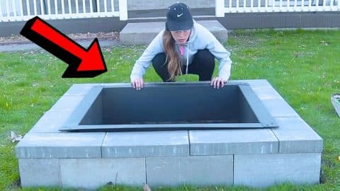 How to Build a Simple & Modern DIY Square Fire Pit | DIY Joy Projects and Crafts Ideas
