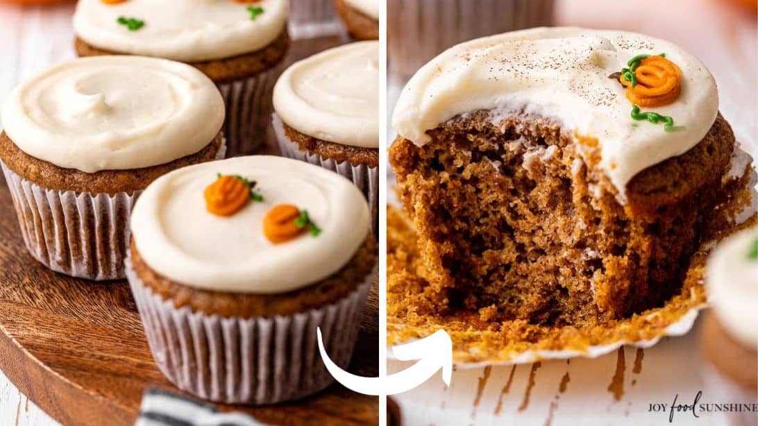 How to Make Pumpkin Cupcakes from Scratch | DIY Joy Projects and Crafts Ideas