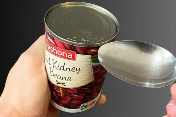 How to Open a Can with a Spoon or Knife