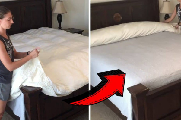 How to Put a Duvet Cover on Easily in 5 Minutes