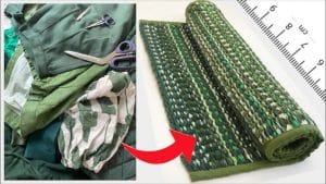 How to Weave Rug From Old Clothes