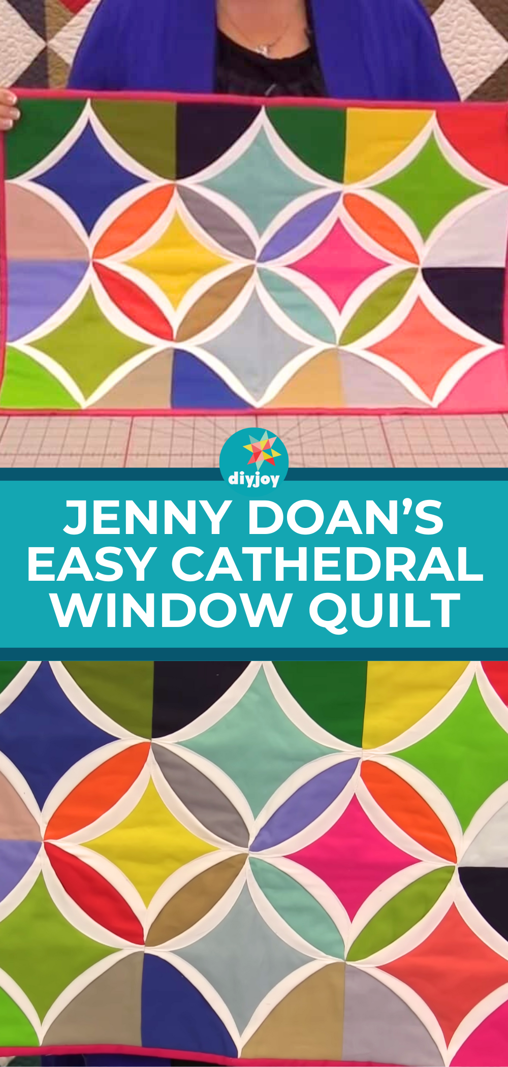 Jenny Doan’s Easy Cathedral Window Quilt