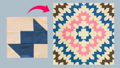Snowflake Quilt Tutorial | DIY Joy Projects and Crafts Ideas