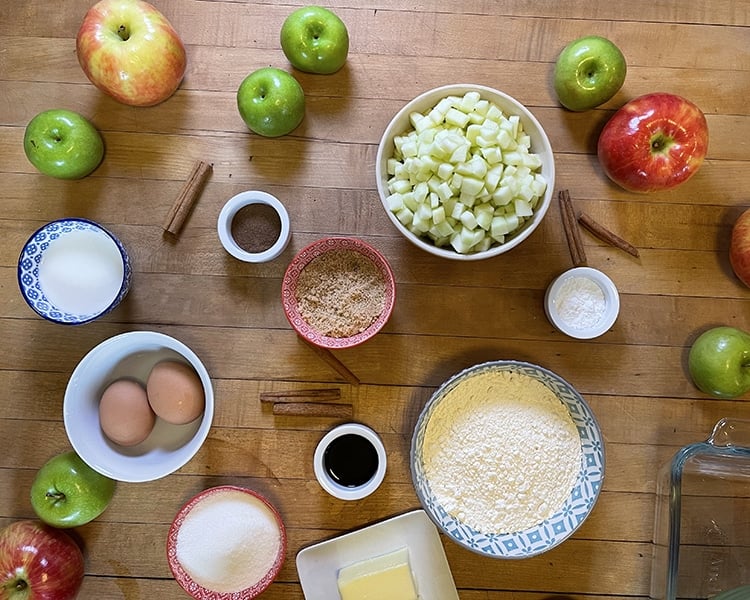 Apple Bread Ingredients and Recipe