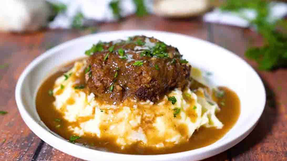 Easy Crockpot Salisbury Steak Recipe