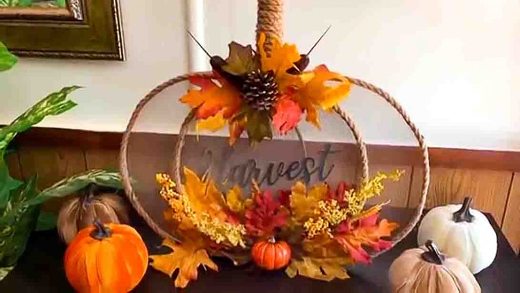 Dollar Tree Splatter Screen Pumpkin Tutorial