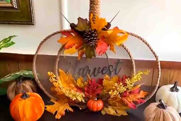 Dollar Tree Splatter Screen Pumpkin Tutorial