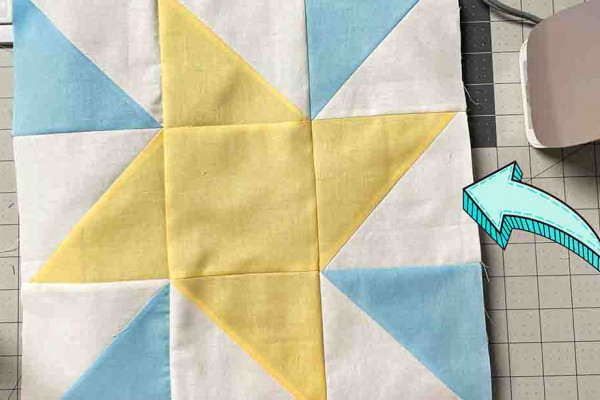 Eccentric Star Quilt Block Tutorial