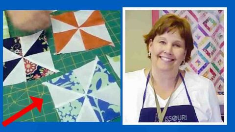 Fast and Easy Pinwheels Quilt Block with Jenny Doan | DIY Joy Projects and Crafts Ideas
