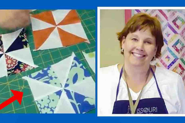 Fast and Easy Pinwheels Quilt Block with Jenny Doan