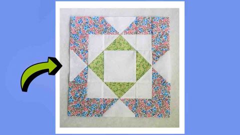 The Traditional Four Squares Quilt Block Tutorial | DIY Joy Projects and Crafts Ideas