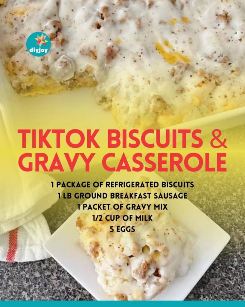TikTok Biscuits and Gravy Casserole Recipe