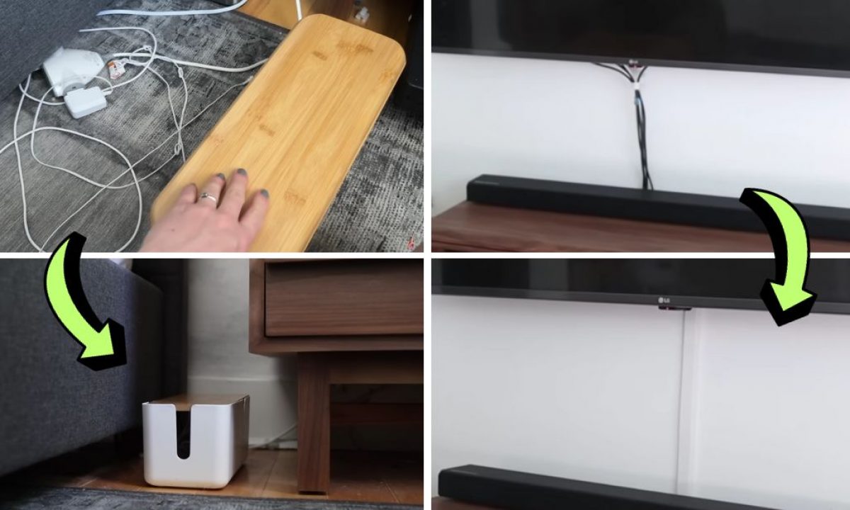 Inexpensive and Easy Ways to Hide Cords Around Your Home - Chas' Crazy  Creations
