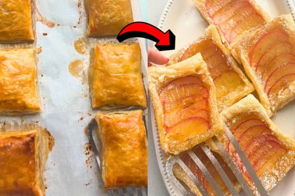 6-Ingredient Upside Down Apple Tart Recipe