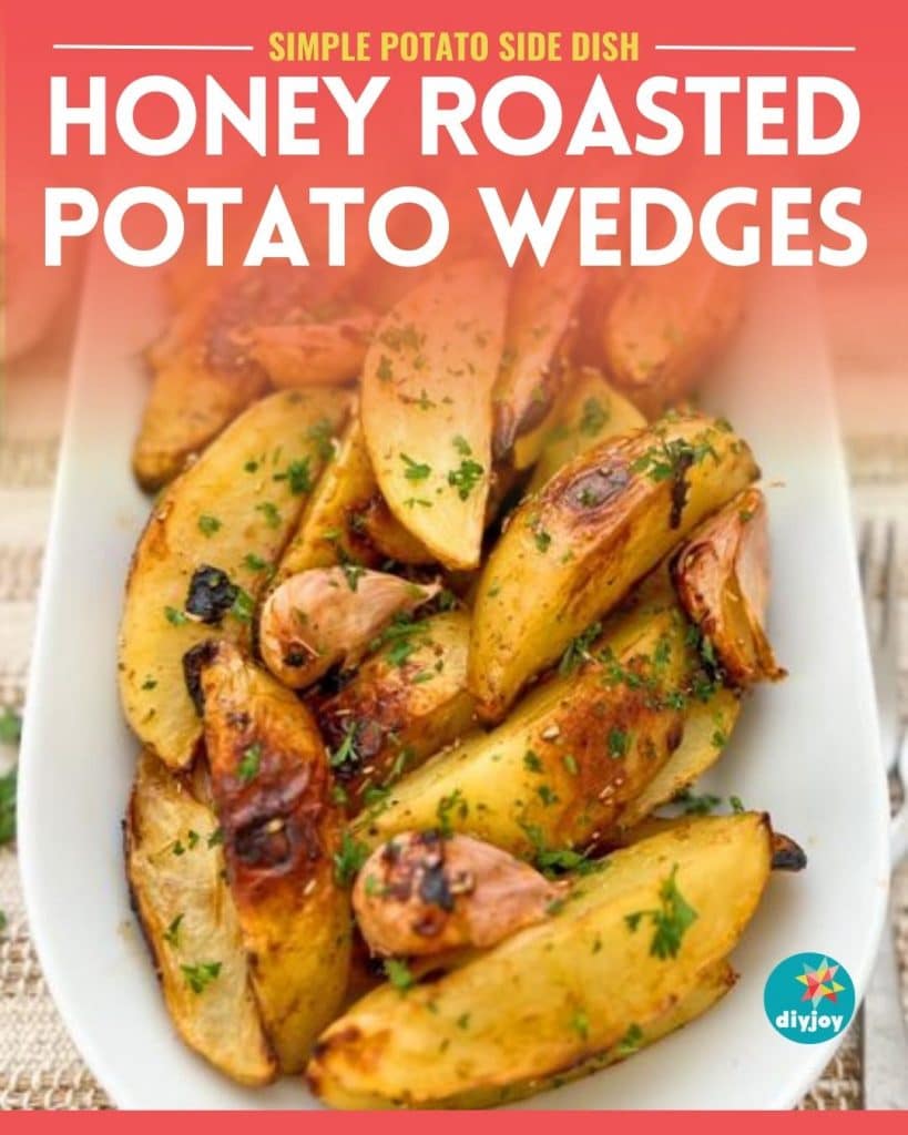 Honey Roasted Potato Wedges Recipe
