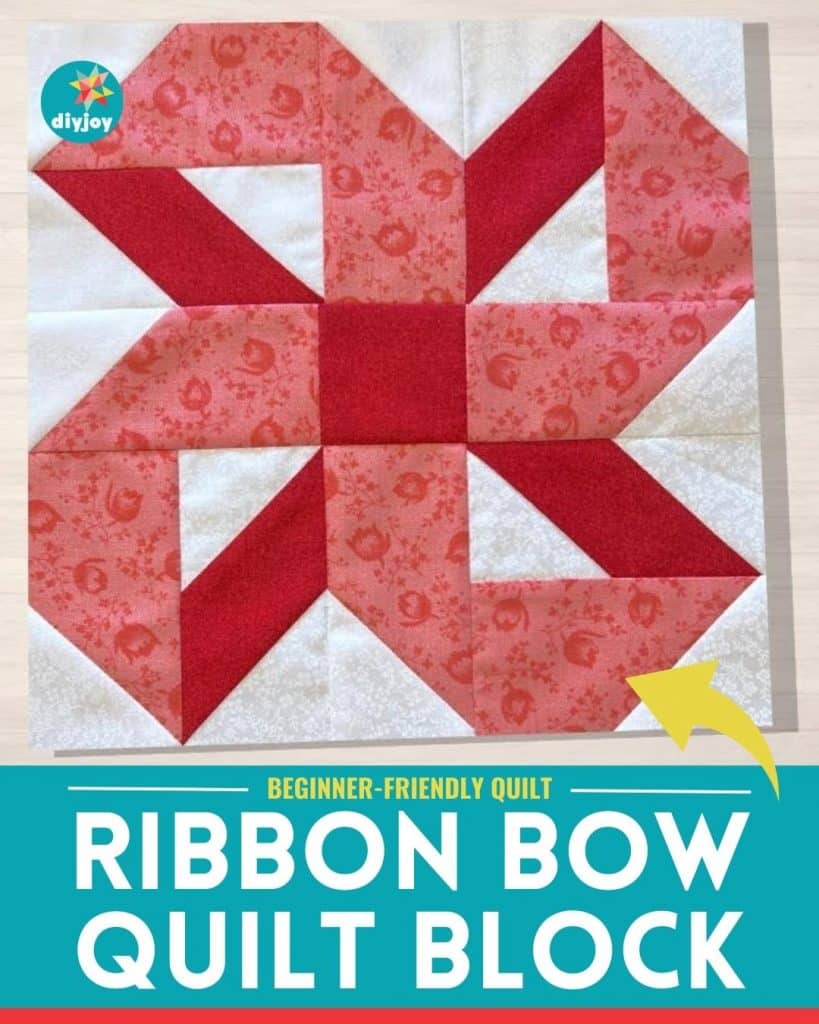 Ribbon Bow Quilt Block Tutorial