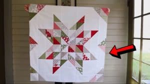 Charming Sawtooth Baby Quilt Pattern