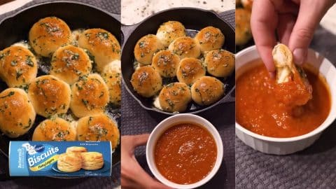 Cheese Stuffed Garlic Bread Pepperoni Pizza Bites | DIY Joy Projects and Crafts Ideas