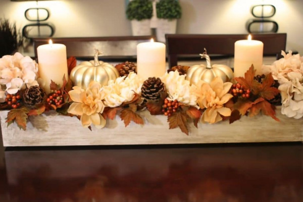 DIY Dollar Store Fall Centerpiece Decor (1)