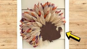 DIY Turkey Thanksgiving Wreath
