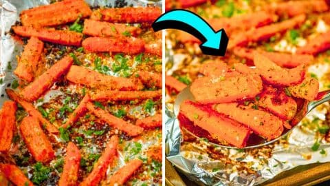 Easy Garlic Parmesan Roasted Carrots Recipe | DIY Joy Projects and Crafts Ideas
