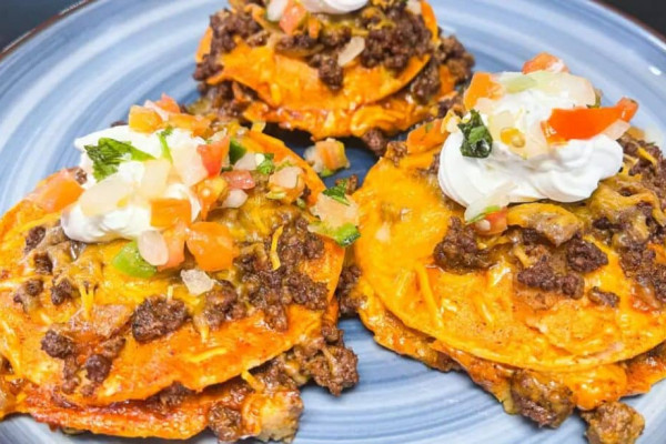 Easy Ground Beef Stacked Enchiladas Recipe