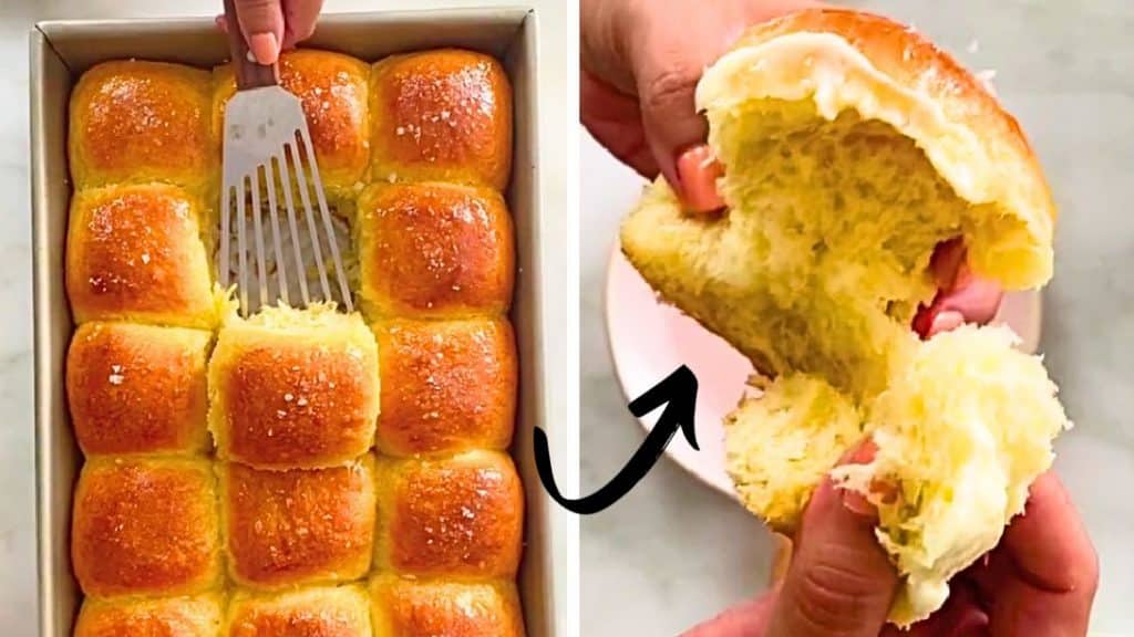 Easy Salted Honey Parker House Rolls Recipe