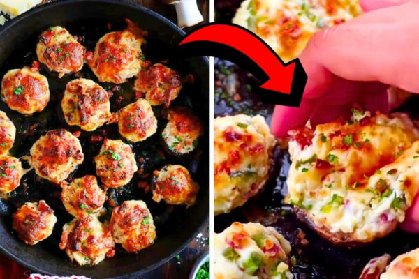 Easy Stuffed Mushrooms Recipe