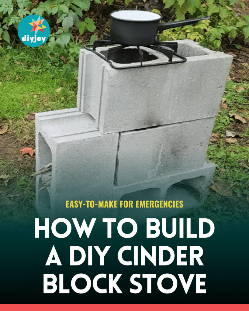 How to Build an Emergency Cinder Block Rocket Stove