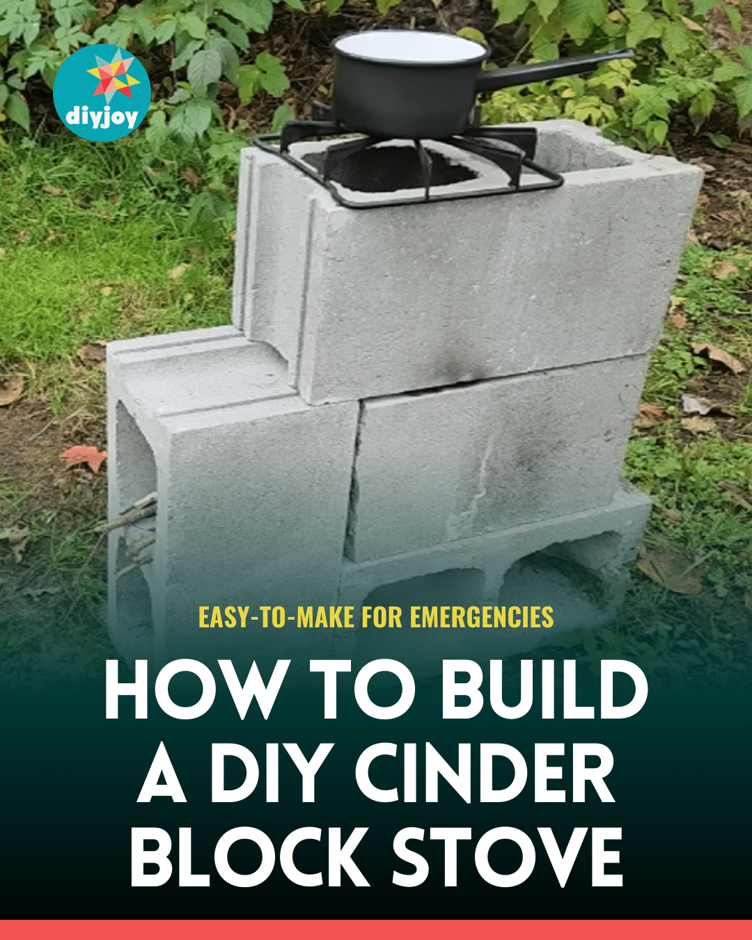 How To Build An Emergency Cinder Block Rocket Stove