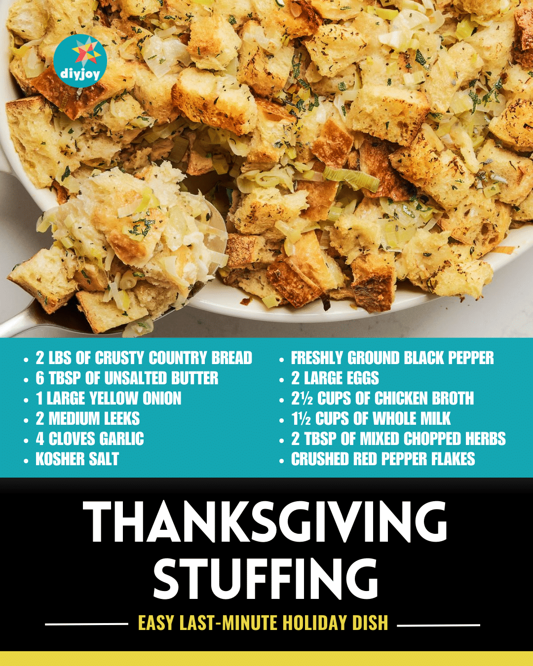 How To Make The Best Thanksgiving Stuffing