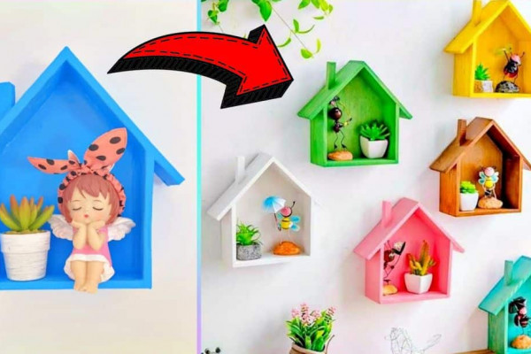 How to Make a DIY Wall Hut Shelf
