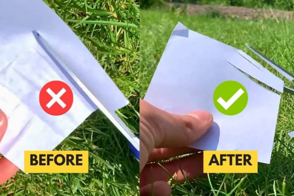 How to Sharpen Scissors in 10 Seconds