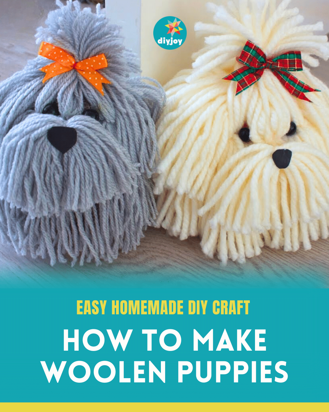 How to make woolen PUPPIES