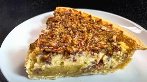 Pecan Cheesecake Pie (8-Ingredient Recipe) | DIY Joy Projects and Crafts Ideas