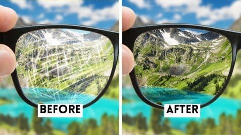 Remove Scratches from Eyeglasses and Sunglasses Using Toothpaste | DIY Joy Projects and Crafts Ideas
