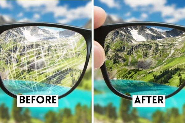 Remove Scratches from Eyeglasses and Sunglasses Using Toothpaste (1)
