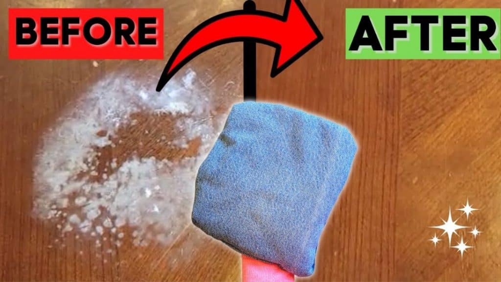 Remove White Stains From Your Table in Seconds