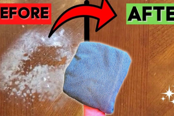 Remove White Stains From Your Table in Seconds