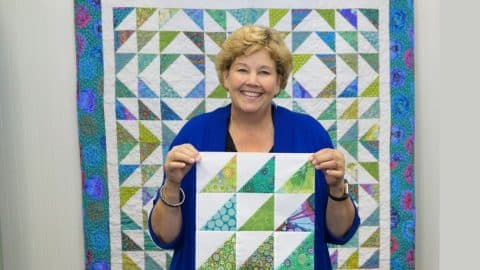 Tranquil Triangles Quilt With Jenny Doan | DIY Joy Projects and Crafts Ideas